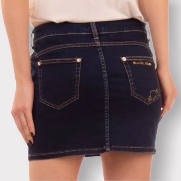 BLUGIRL FOLIES, Denim Mini Pencil Skirt, Size W28 - Picture 3 of 16